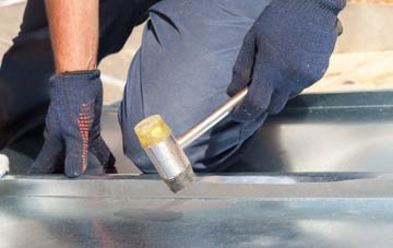 Pitcalnie metal flat roofing repairs