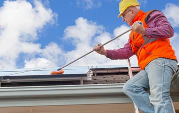 Pitcalnie soft wash roof cleaning