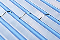Pitcalnie corrugated roofing